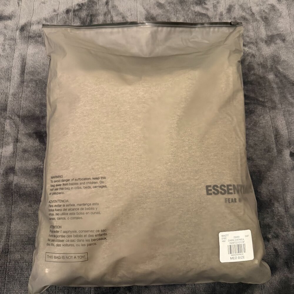 Fear of God Essentials Dark Oatmeal Hoodie BNWT 100% Authentic Unisex ✅ - Picture 6 of 6